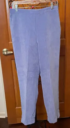 Alfred Dunner πππBOGOHO πππ Lavender Pullon Corduroy Pants-10 - Image 1