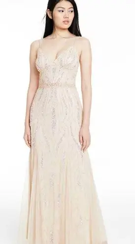 Jump NWT Women's Beaded Mesh Gown size 9 - 10