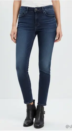 Genetic Denim The Raquel Mid-Rise Cigarette Skinny Jeans Dark Stretch 28