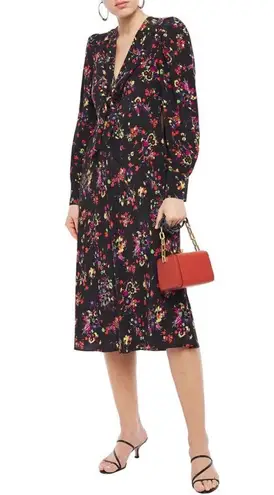 Veronica Beard Amber silk blend multicolor midi