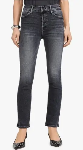 MOTHER Denim NWT MOTHER Women's Pixie Mid Rise Dazzler Ankle Up in Smoke Jeans size 33