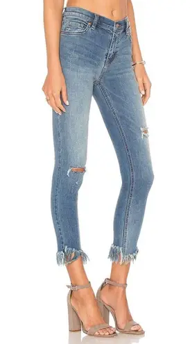 Free People NWOT!  Great Heights Frayed Skinny Jeans