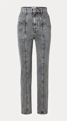 Isabel Marant NEW NWT  Etoile Hominy Jeans In Gray