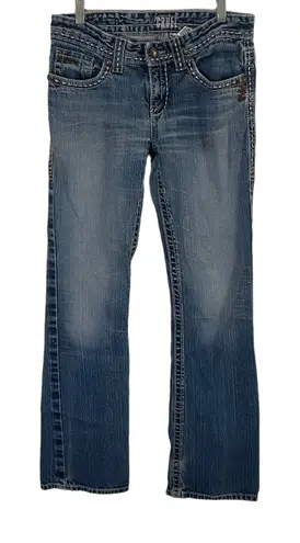 Cruel Girl Y2k Jeans 7 Tall Tabitha Straight Leg Long Flap Pocket Jeans Low Rise