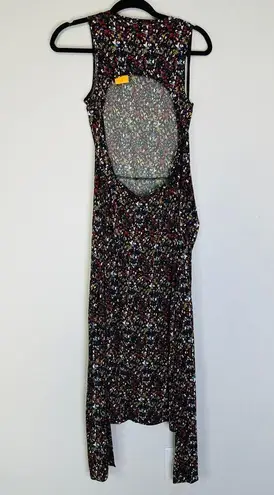 NEW Tanya Taylor Octavia Printed Tie-Back Maxi Dress