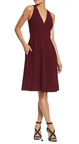 Dress the Population Catalina Dress in Burgundy Small