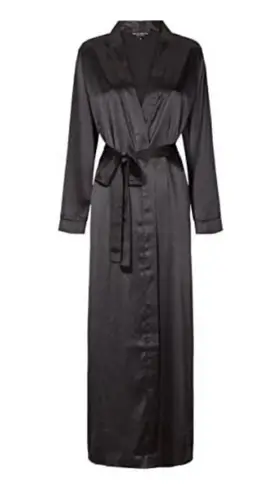 NWT OW Collection Katrina Kimono Duster Robe in Black Sz XS $230