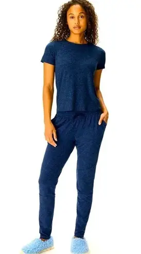 Outdoor Voices  Cloudknit City Sweat Ultra Soft Pants in Heathered Navy