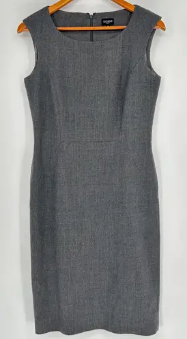 HOBBS LONDON Wool Dress Womens 6 Corpcore Office Professional Business Event Gray