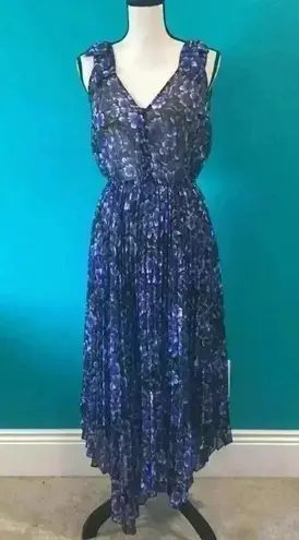 The Kooples Hortensia Maxi Dress Purple Hydrangea in size small