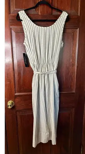 NWT Tribal Femme Petite Small Cream Striped Jumpsuit Tan Size undefined