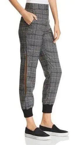 Marled Reunited Marled x Olivia Culpo Plaid Slit Leg Jogger Trousers XS