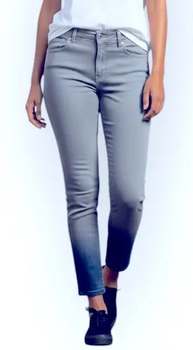 J. Jill Denim Women's Dip Dyed Ankle Jeans (940) Gray Size 8