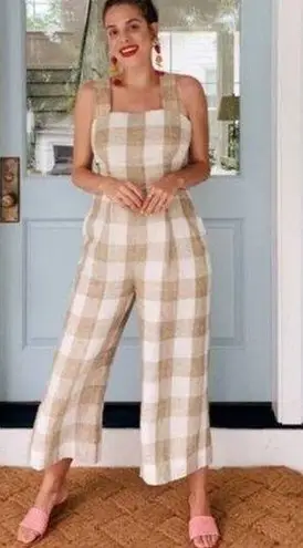 Gal Meets Glam COLLECTION Bailey Cross Back Jumpsuit Size US/2