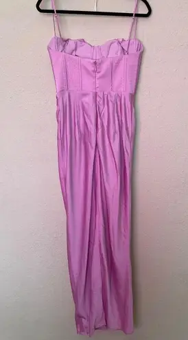 House Of CB  'Charmaine' Pink Corset Maxi Dress NWOT size XS