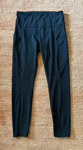 CRZ Yoga Black High Rise Leggings with Side Pockets Women’s M EU40 Comfortable