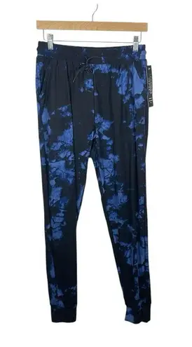 Leggings Depot NWT Tie Dye Buttery Soft Joggers in Blue/Black Size M