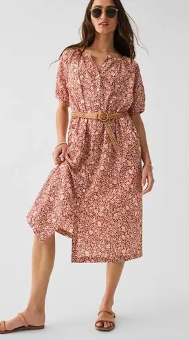 Faherty  Carmel Dress-Spice Sunrise Floral Size Medium NWOT.