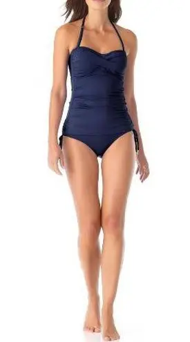 Anne cole NEW  - Women's Twist Front Bandeaukini Swim Top