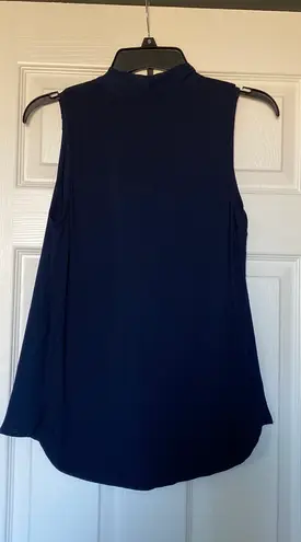 New York And Company Navy Blue Blouse