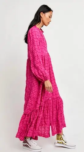 Free People pink maxi dress NEW