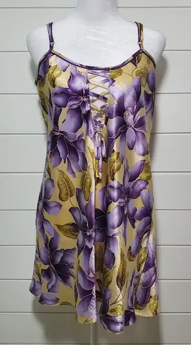 Valerie Stevens Intimates Floral Slip Dress. Size: M