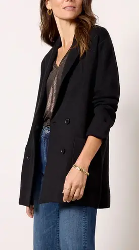 Evereve Ivy Sweater Blazer in Black