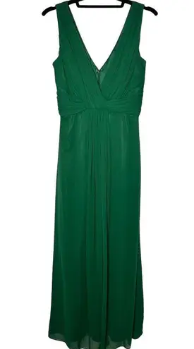 Dessy Collection Discontinued Hunter Green Long Formal Dress Size 8 Style # 2907