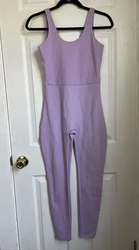 Girlfriend Collective  Lilac Purple Scoop Unitard Size M