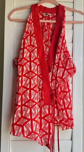 Leifsdottir Catalyst Silk Wrap Top 100% Silk