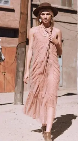 💕SPELL & THE GYPSY💕 Rosa Bodysuit Blush S NWT Pink