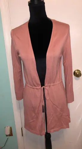 Nine West Pink Cardigan Sweater Size M