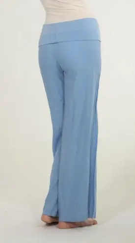 đź’•FRESH LAUNDRYđź’• Linen Foldover Pants ~ 100% Linen Blue XL NWT