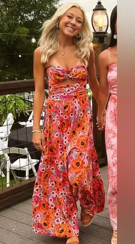 Petal and Pup Maxi Dress| Sarai Dress