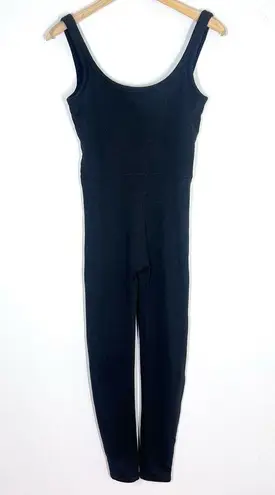 Vuori Sz XS Halo Essential Tank Jumpsuit Heather Black /Charcoal