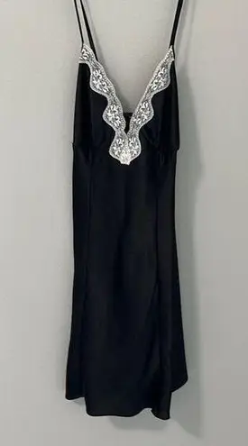 Apt. 9  lingerie Black Slip Dress Size Small