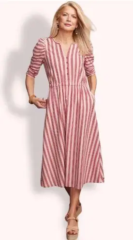 Matilda Jane Heart To Heart Bookworm Striped Maxi Long Dress Sz Small Mommy & Me