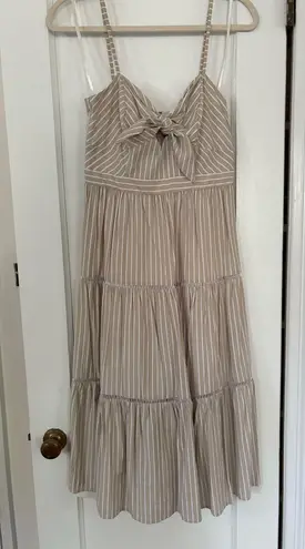 Eliza J Striped Tiered Sundress