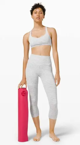 Lululemon  Align Crop *21" Wee Are From Space Nimbus Battleship Size 4 - Image 4