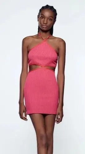 ZARA Pink Cut Out Dress Size L - $29 (35% Off Retail) New With Tags - From  Aubrey