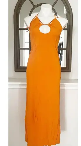 Victoria Beckham Dress in Burnt Orange, Size UK8 US4 Retail $1350
