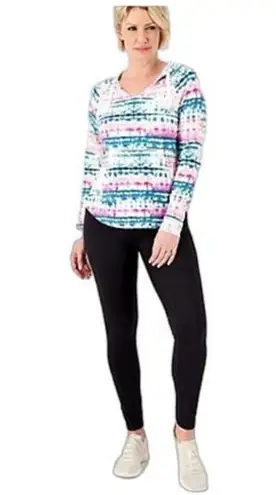 Koolaburra by UGG Light & Airy French Terry Lounge Hoodie Size Large NWOT Pink