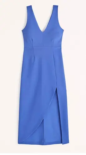 Abercrombie & Fitch Blue Midi Dress