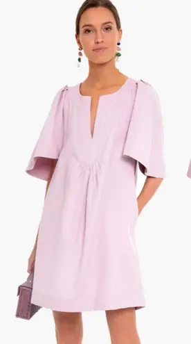 Tuckernuck Pomander Place Lilac Finley Flutter Sleeve Dress Pink Size XS