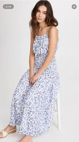 Sundry NWT Ditzy Smocked Maxi Dress Size 1 / Small