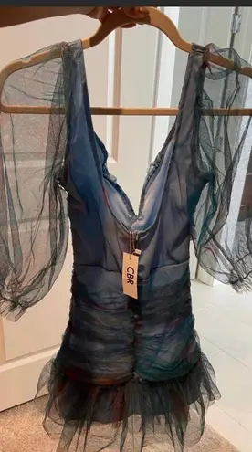 Chic Me Peacock Frill Dress