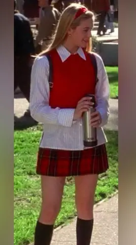 Alberto Makali Vintage mini plaid skirt academia, clueless, Taylor Swift, size 4