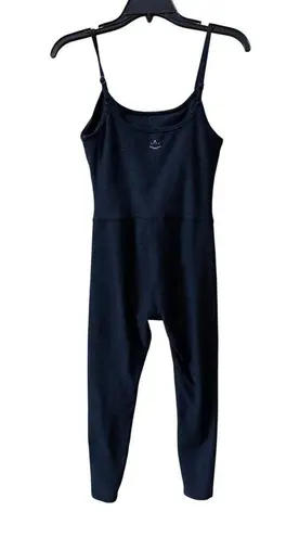 Beyond Yoga Spacedye Uplevel Midi Jumpsuit Color: Darkest Night small