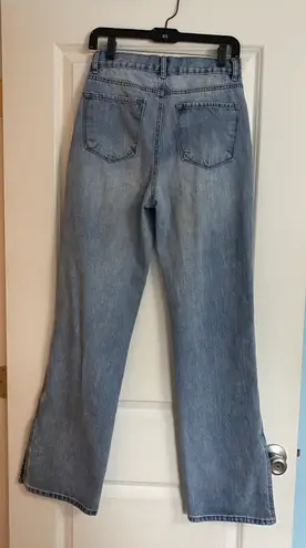 Grey Lab Los Angeles Light Wash Straight Jeans