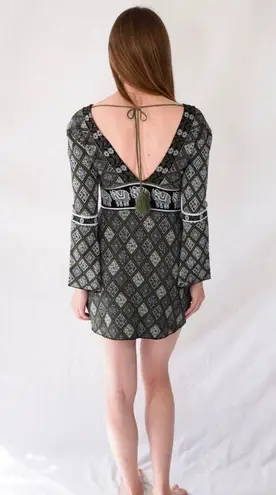 Torn By Ronny Kobo Ronny Kobo Oriana elephant jacquard knit mini dress size XS extra small